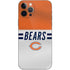 NFL Chicago Bears White Striped iPhone 12 Pro Skin